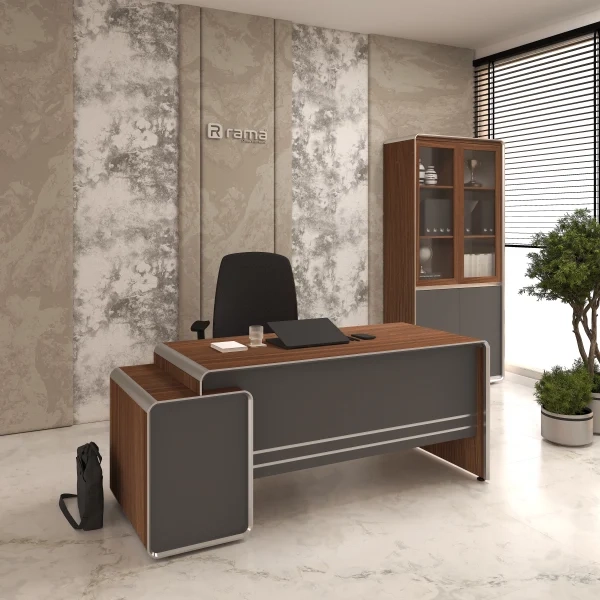 تصویر میز کارمندی ارگوت (سه کشو ثابت) تصویر میز کارمندی ارگوت (سه کشو ثابت)