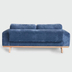 image of Orlando Blue 2seats Sofa