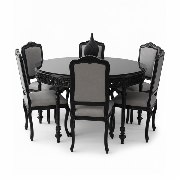 تصویر ست ناهارخوری گرد راشل