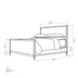 image of Elena double bed 180 type B