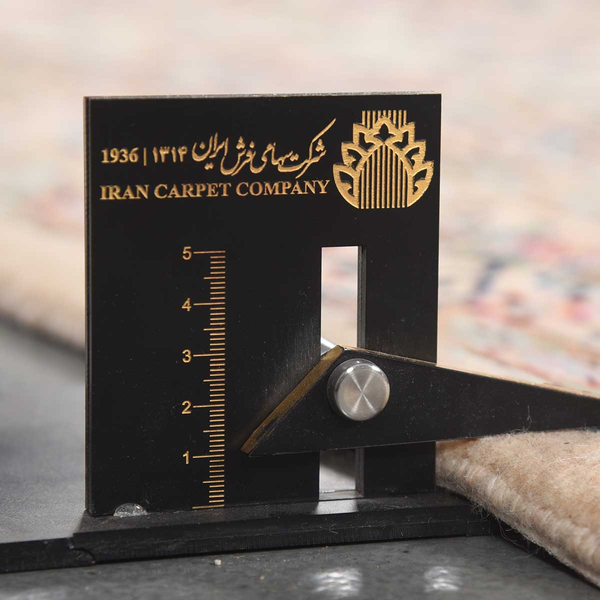 تصویر قالی چادگان 45 رج قواره پرده ای شناسه اثر 4-27040