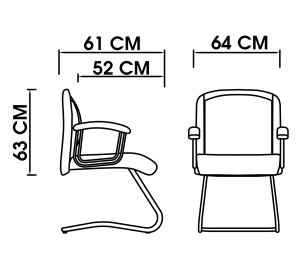 تصویر صندلی کنفرانسی جنیوس C280K