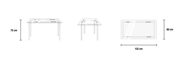 تصویر میز اداری یو