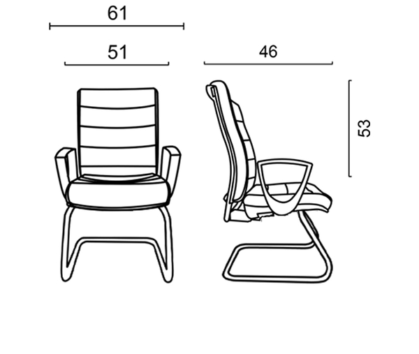 تصویر صندلی کنفرانسی سیه‌نا