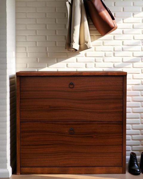 image of 80 shoe cabinet 2 doors
