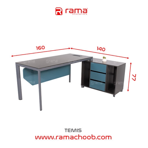 تصویر میز کارمندی تمیس