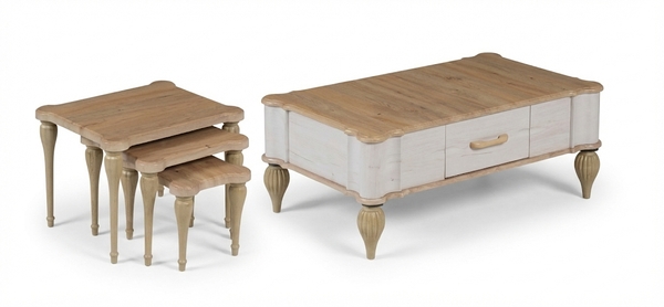 تصویر  ست میز جلو مبلی انزو