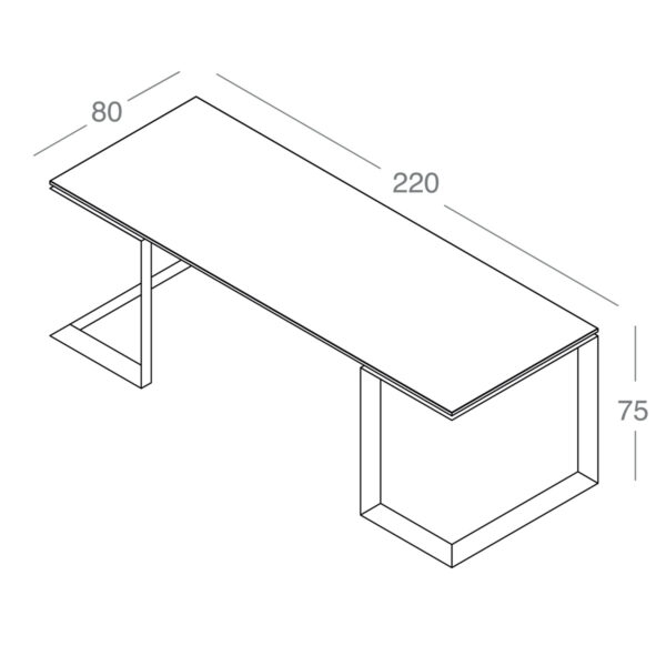 تصویر میز مدیریتی Golden Nova مدل M