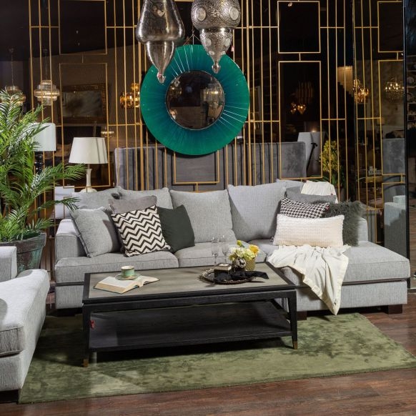 image of KINGSTON sofa R grey 632028
