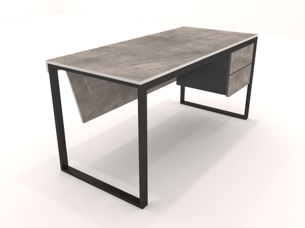 image of Shayan Employee Desk With File Flamed