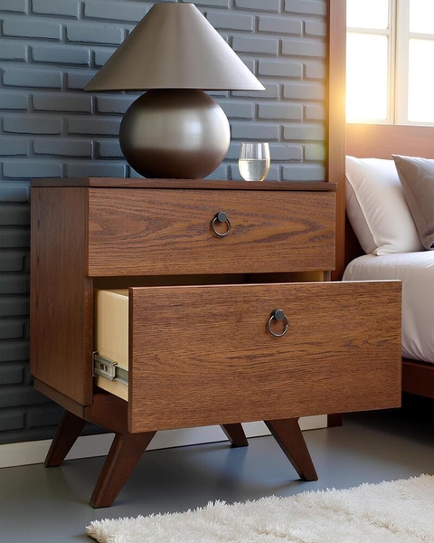 image of Retro bed side drawer