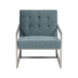 image of OLIVIA Single Sofa Light Blue 