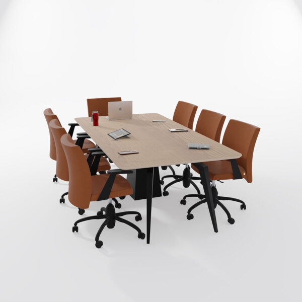 تصویر میز کنفرانس ۶ نفره Patella مدل C240