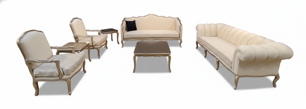 تصویر ست مبلمان دو گل فرانسوی تصویر ست مبلمان دو گل فرانسوی