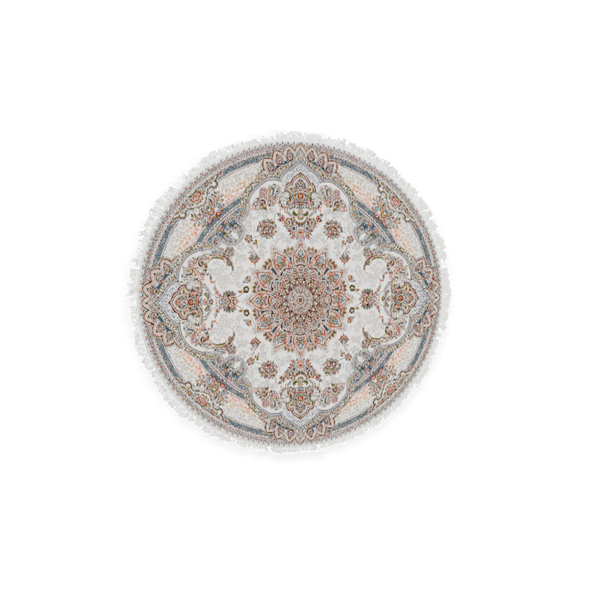 image of Mah Toranj Rug - Light Gray