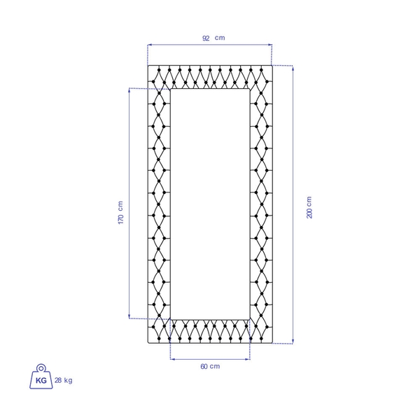 image of Verta tall mirror