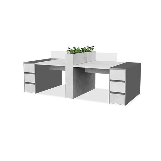 image of Nostalgy teamwork desk-NG4B-140.300