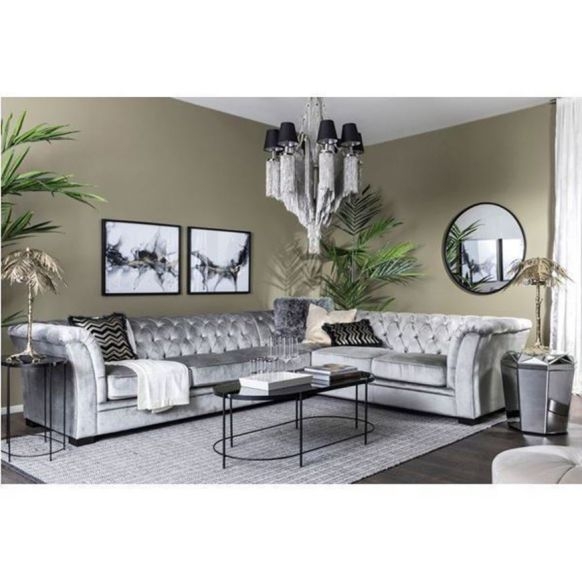 image of TOPS corner sofa Right grey 659405