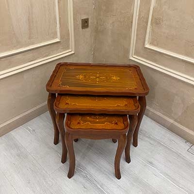 image of Three Piece Side Table Dessini Model