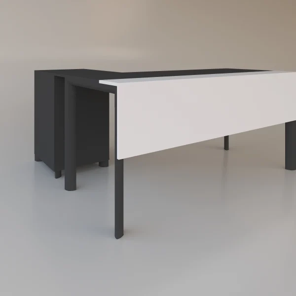 تصویر میز کارمندی سپیدار