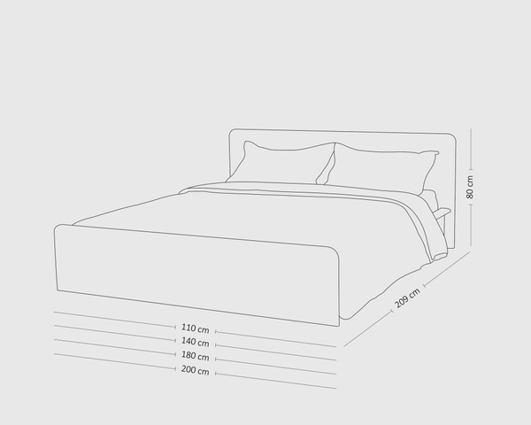 image of Neda 180 double bed