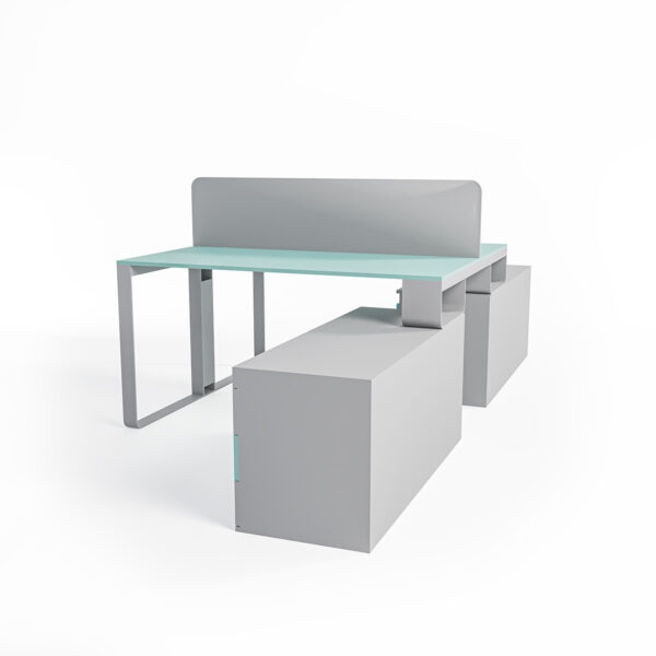 تصویر میز کارگروهی ۲ نفره Medusa مدل WL2