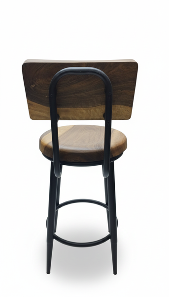 تصویر صندلی اپن چوب گردو