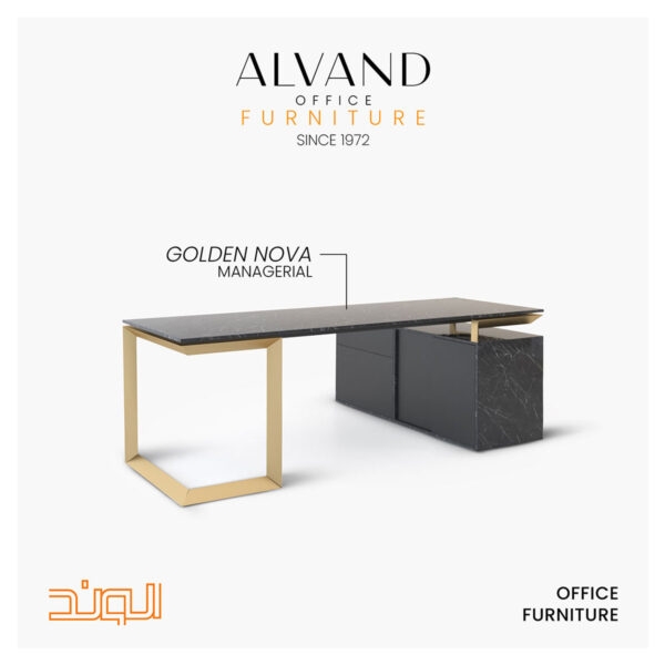 تصویر میز مدیریتی Golden Nova مدل ML