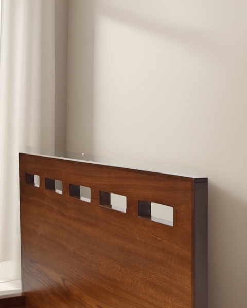 image of Concept Walnut 120 single bed