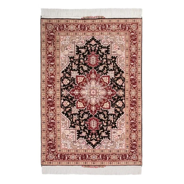 تصویر فرش هریس تبریز گل بهی تصویر فرش هریس تبریز گل بهی