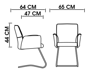 تصویر صندلی کنفرانسی سل C240