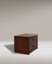 image of Arc Walnut bed side drawer