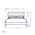 image of Ronica double bed 180