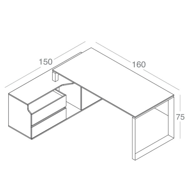 تصویر میز کارشناسی Nova مدل EL