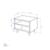 image of Kia bed side drawer