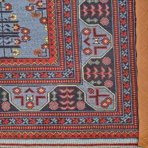 image of Handmade Blue Lacquer Carpet Six Meters z37786