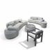 image of Pinar L-Furniture Set
