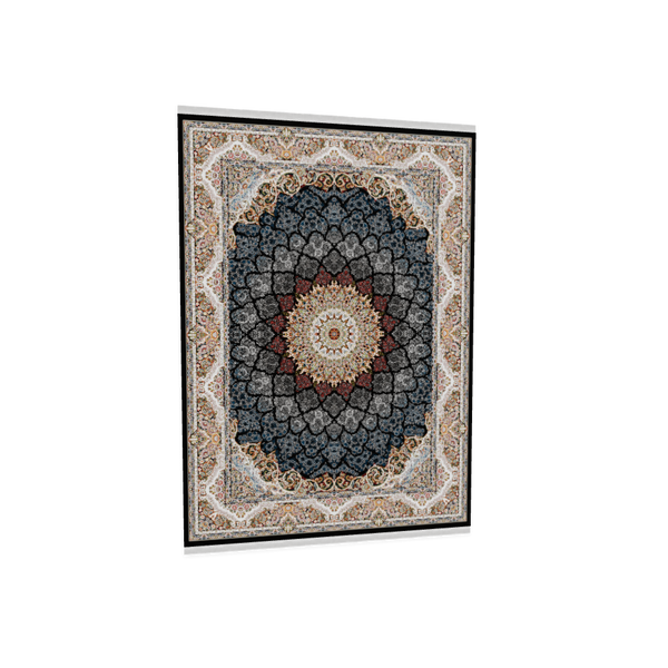 image of Nahal Rug-Navy Blue