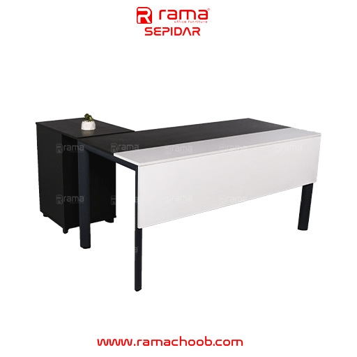 تصویر میز کارمندی سپیدار