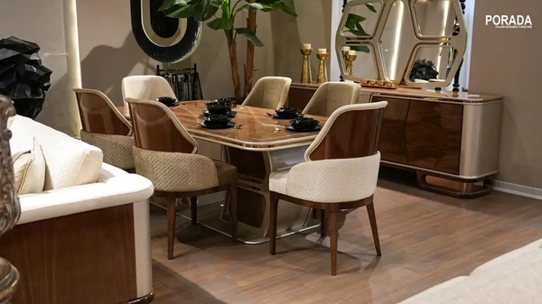 تصویر میز ناهارخوری لاکچری پورادا