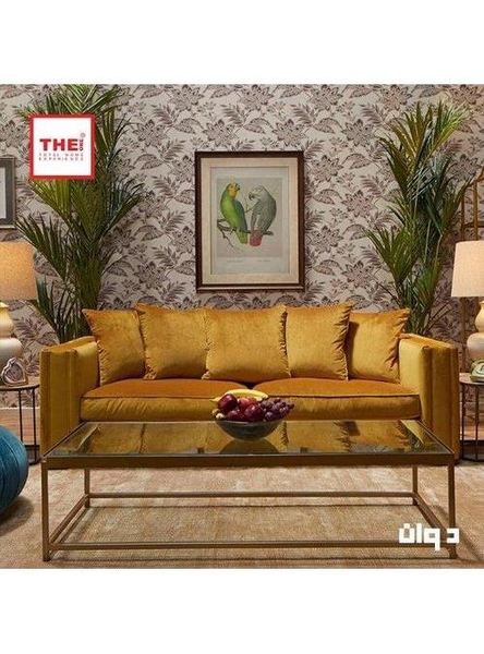 تصویر مبل دو نفره KARL رنگ قهوه ای 640932