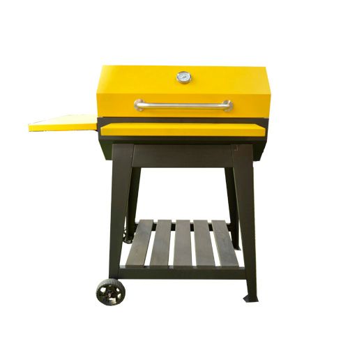 image of black-yellow barbeque aminbbq-charcoal-yellow-075