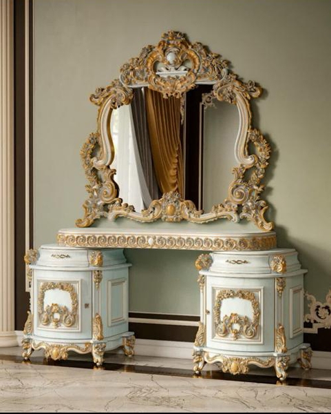 تصویر میز آرایش لوکس ملکه