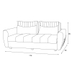 image of Sevda Double Sofa Bed-140