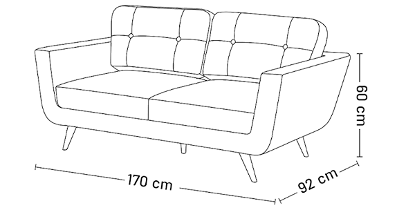 image of Enzo double sofa