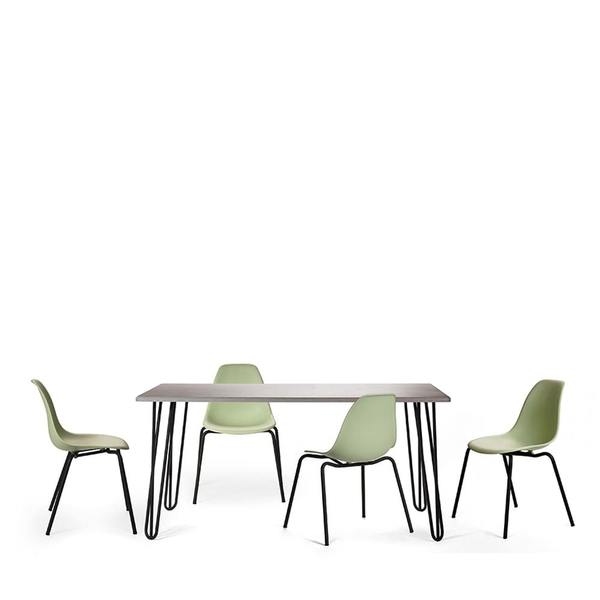 image of Davus Dining Set DA62 Chair and T20-140 image of Davus Dining Set DA62 Chair and T20-140