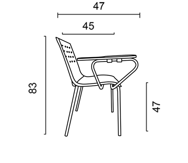 تصویر صندلی آموزشی ونتو TV345