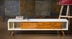 image of Armada white large TV stand