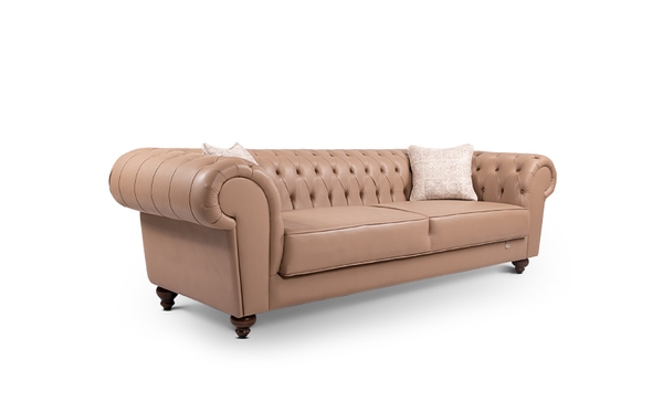 another image of Chester Wood Triple Sofa