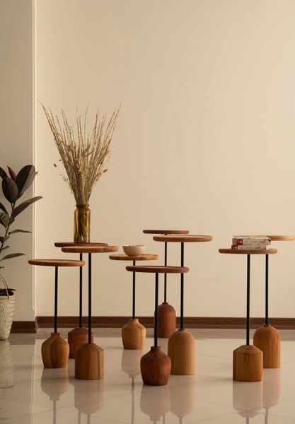 تصویر کنار مبلی بشقابی گیو